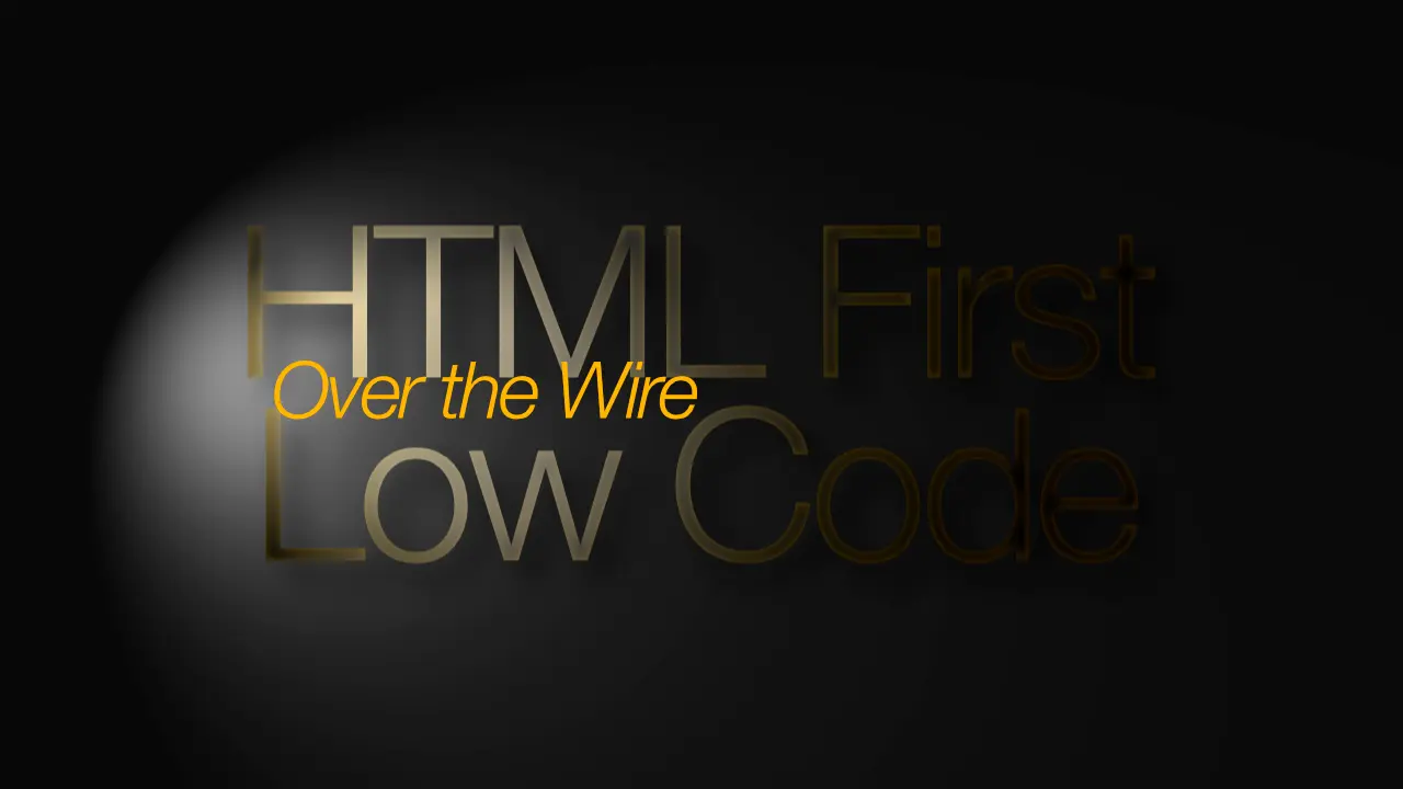 HTML Over the Wire